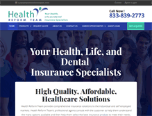 Tablet Screenshot of healthreformteam.com